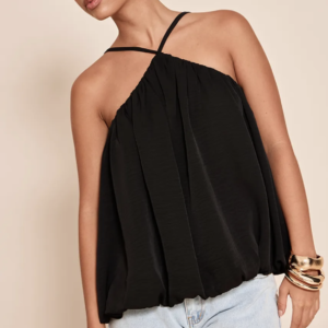 Chiffon Puffball Top